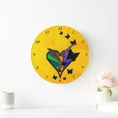 Rainbooghart en vlinder grote klok (Huis)