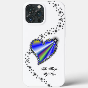 Rainbooghart met sterren , de Magic of Love iPhone 13 Pro Max Hoesje