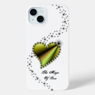 Rainbooghart met sterren , de Magic of Love iPhone 15 Mini Hoesje