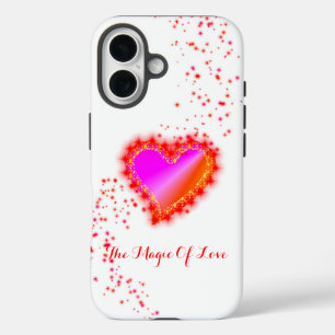Rainbooghart met sterren , de Magic of Love iPhone 16 Hoesje
