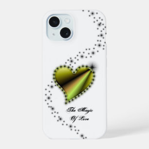 Rainbooghart met sterren , de Magic of Love iPhone 15 Hoesje