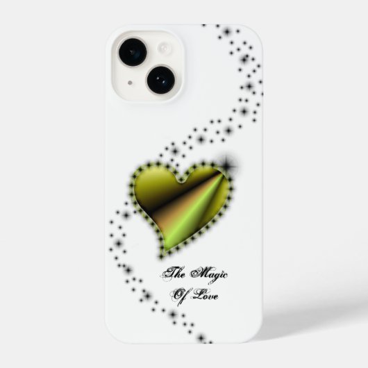 Rainbooghart met sterren , de Magic of Love iPhone Hoesje (Achterkant)