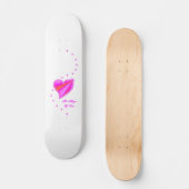 Rainbooghart met sterren , de Magic of Love Skateboard (Voorkant)