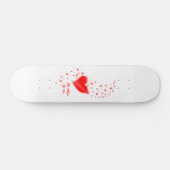 Rainbooghart met sterren , de Magic of Love Skateboard (Horizontaal)