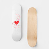 Rainbooghart met sterren , de Magic of Love Skateboard (Voorkant)
