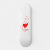 Rainbooghart met sterren , de Magic of Love Skateboard (Voorkant)