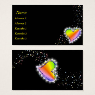 Rainbooghart met stervormige Visitekaartjes