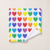 Rainboogharten Bad Handdoek (Wasdoekje)