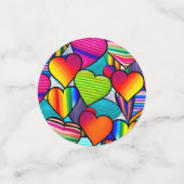 Rainboogharten Confetti (Kleine voorkant)
