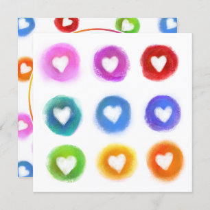 Rainboogharten Darwins patroon Kaart