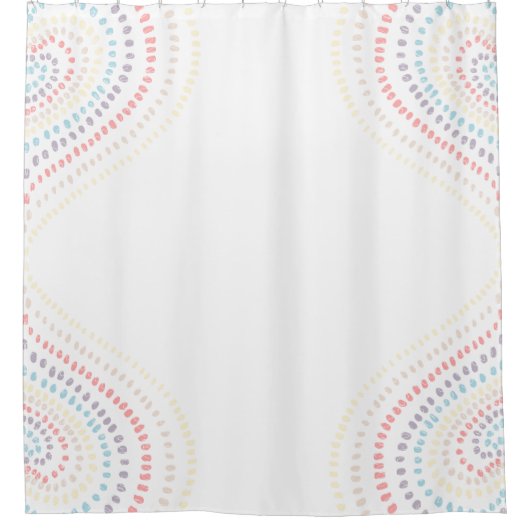 Rainboogharten Douchegordijn (Voorkant)