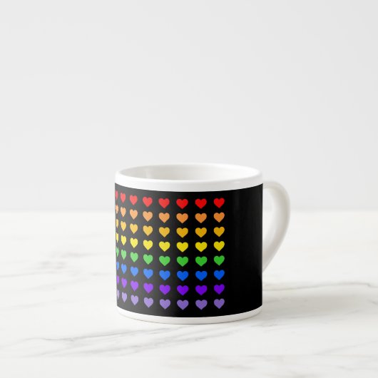 Rainboogharten Espresso Kop (Voorkant rechts)