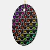 Rainboogharten Keramisch Ornament (Links)