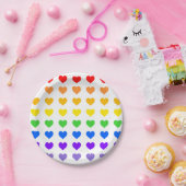 Rainboogharten Papieren Bordje (Feest)