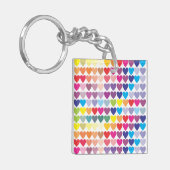 Rainboogharten Sleutelhanger (Voorkant Links)
