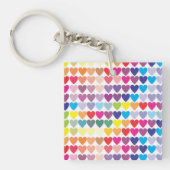 Rainboogharten Sleutelhanger (Voorkant)