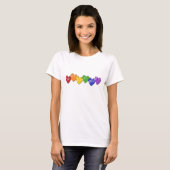 Rainboogharten T-shirt (Voorkant volledig)