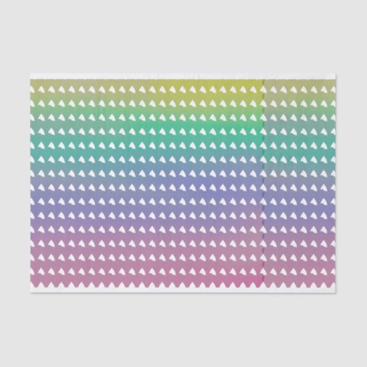 Rainboogharten Tissuepapier (Voorkant)