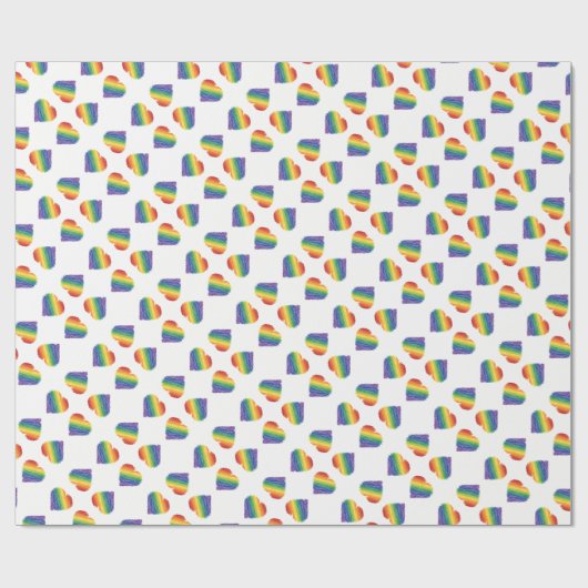 Rainbooghartkaleidescoop voor verpakkingspapier cadeaupapier (Vlak)