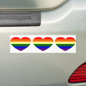 Rainbooghoorns Bumpersticker (Op auto)