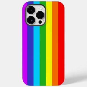 Rainboogkleur Vloeibaar Silicone iPhone-draagtas Case-Mate iPhone 14 Pro Max Hoesje