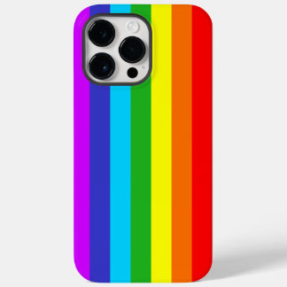 Rainboogkleur Vloeibaar Silicone iPhone-draagtas Case-Mate iPhone 14 Pro Max Hoesje
