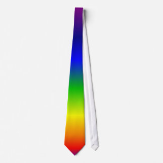 Rainboogkleuren Rood op Stropdas
