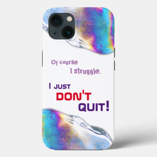 Rainboogkleuren schimmelbelletjes grappig Case-Mate iPhone case (Achterkant)