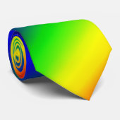 Rainboogkleuren Stropdas (Opgerold)