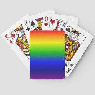 Rainboogkleuren Verloopkleppen voor afspelen Pokerkaarten