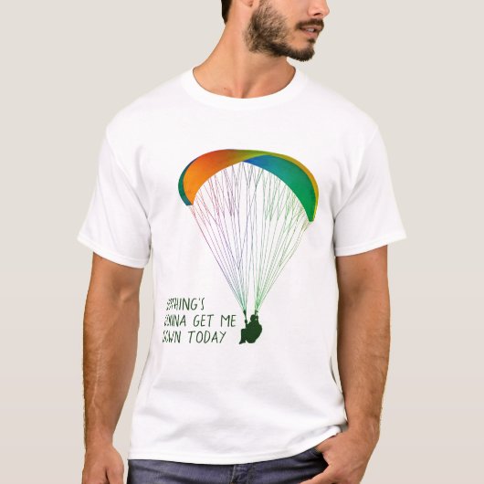 Rainboogkleurenclusters met uw aangepaste slogan t-shirt (Voorkant)