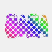 Rainboogkleurig cirkelpatroon bedankdoosjes (Uitgevouwen)