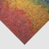 Rainboogkleurige energiestaven tissuepapier (Detail)