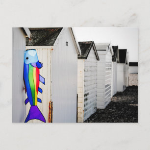 Rainboogkleurige mijt briefkaart