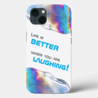 Rainboogkleurige schimmelbubbels motivatie quote