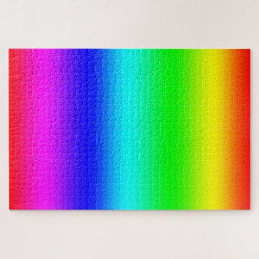 Rainboogkleurverloop Jigzaag Puzzle Legpuzzel (Horizontaal)