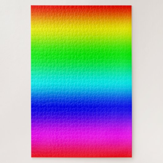 Rainboogkleurverloop Jigzaag Puzzle Legpuzzel (Verticaal)