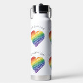 Rainboogkrabbelfles Waterfles (Voorkant)