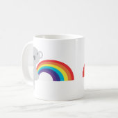 Rainboogkunst Koffiemok (Voorkant links)