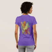 Rainboogliefhebbers Kunst Aangepaste Shirten T-shirt (Achterkant volledig)