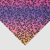 Rainboogluipaard afdrukken - vloeiend mengsel tissuepapier (Detail)