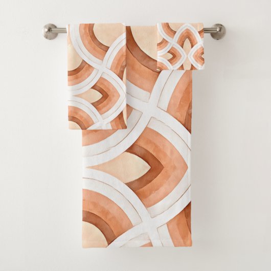 Rainboogontwerp voor de Retro in de puistrok en de Bad Handdoek (Insitu)