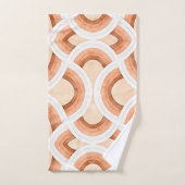 Rainboogontwerp voor de Retro in de puistrok en de Bad Handdoek (Handdoek)