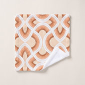 Rainboogontwerp voor de Retro in de puistrok en de Bad Handdoek (Wasdoekje)