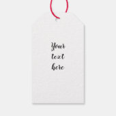 Rainboogpaarden - "Dotty about Horses!" Cadeaulabel (Achterkant)