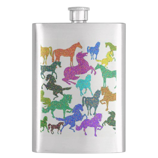 Rainboogpaarden - "Dotty about Horses!" Flacon (Voorkant)