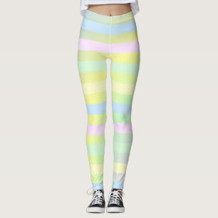 Rainboogpastelkleuren Leggings