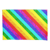 Rainboogpatroon abstract kussensloop (Voorkant)