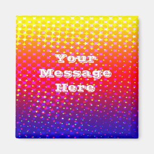 Rainboogpatroon Sparkle Magnet Magneet