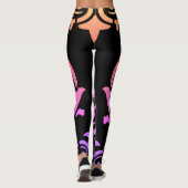 Rainboogpatroon Victoriaans Leggings (Achterkant)